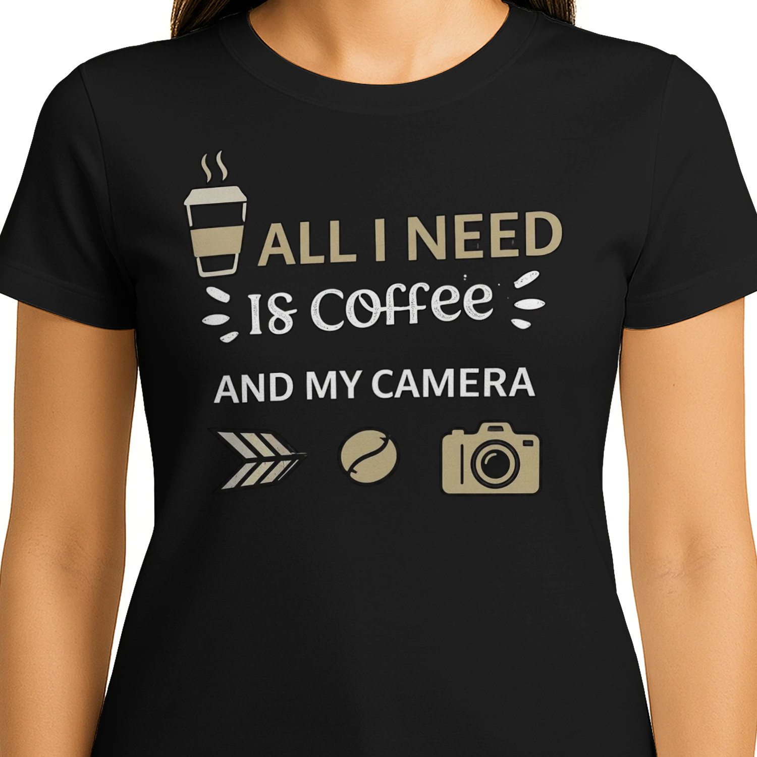 All I Need Is Coffee And My Camera – Photographer T-Shirt
