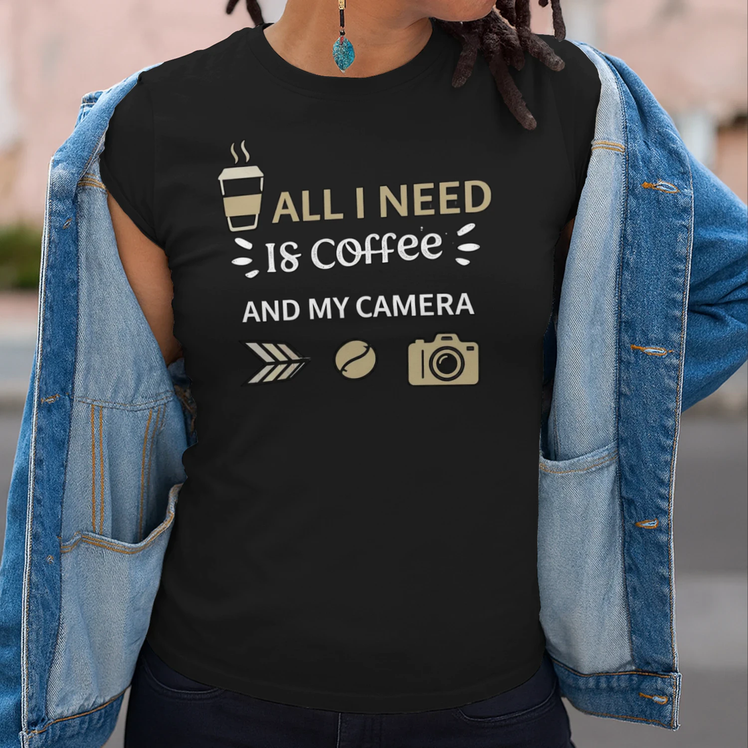 All I Need Is Coffee And My Camera – Photographer T-Shirt