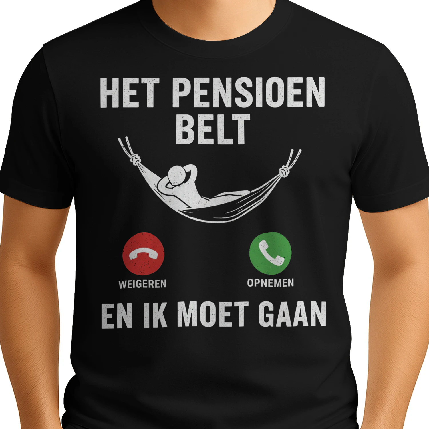 Grappig Pensioen T-Shirt – HET PENSIOEN BELT