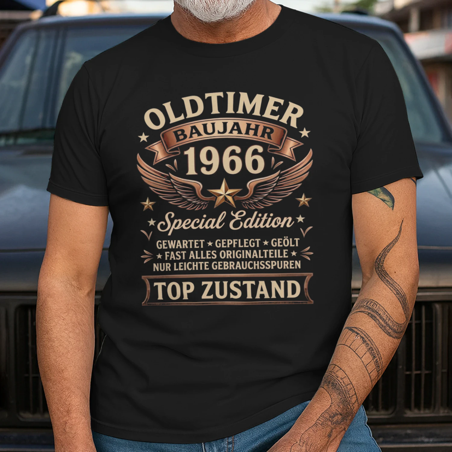 Oldtimer Baujahr 1966 T-Shirt | Vintage Special Edition | Lustiges Geburtstagsgeschenk | Top Zustand