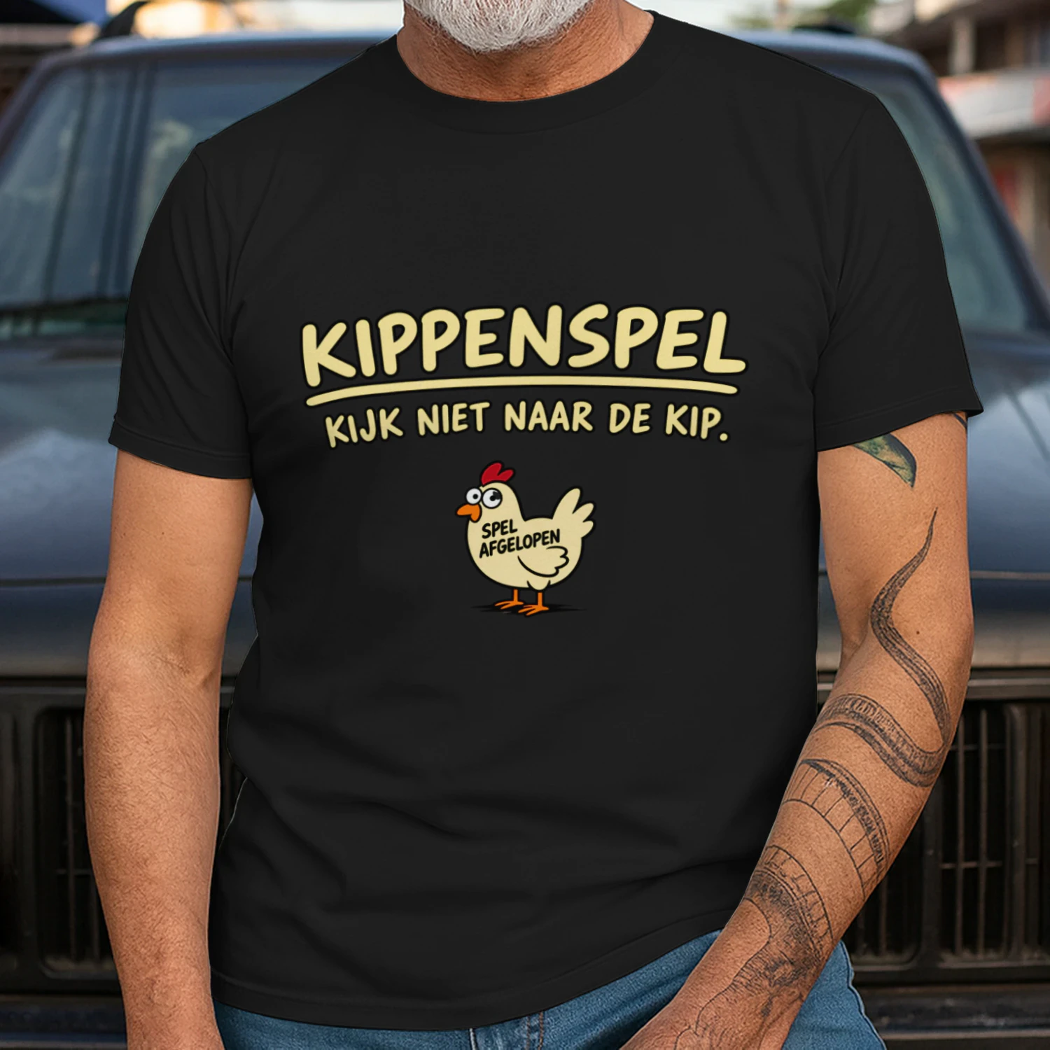Kippenspel - Uniek Hollands T-Shirt