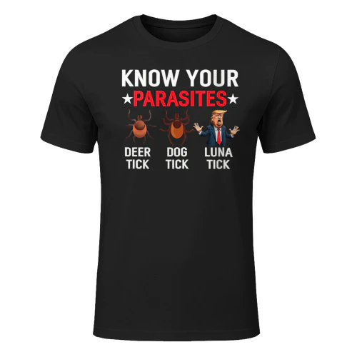  Know Your Parasites Anti-Trump Meme Trump Parody Tick Resist T-Shirt