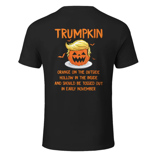 Halloween Anti Trumpkin Orange On The Outside Hollow Inside T-Shirt