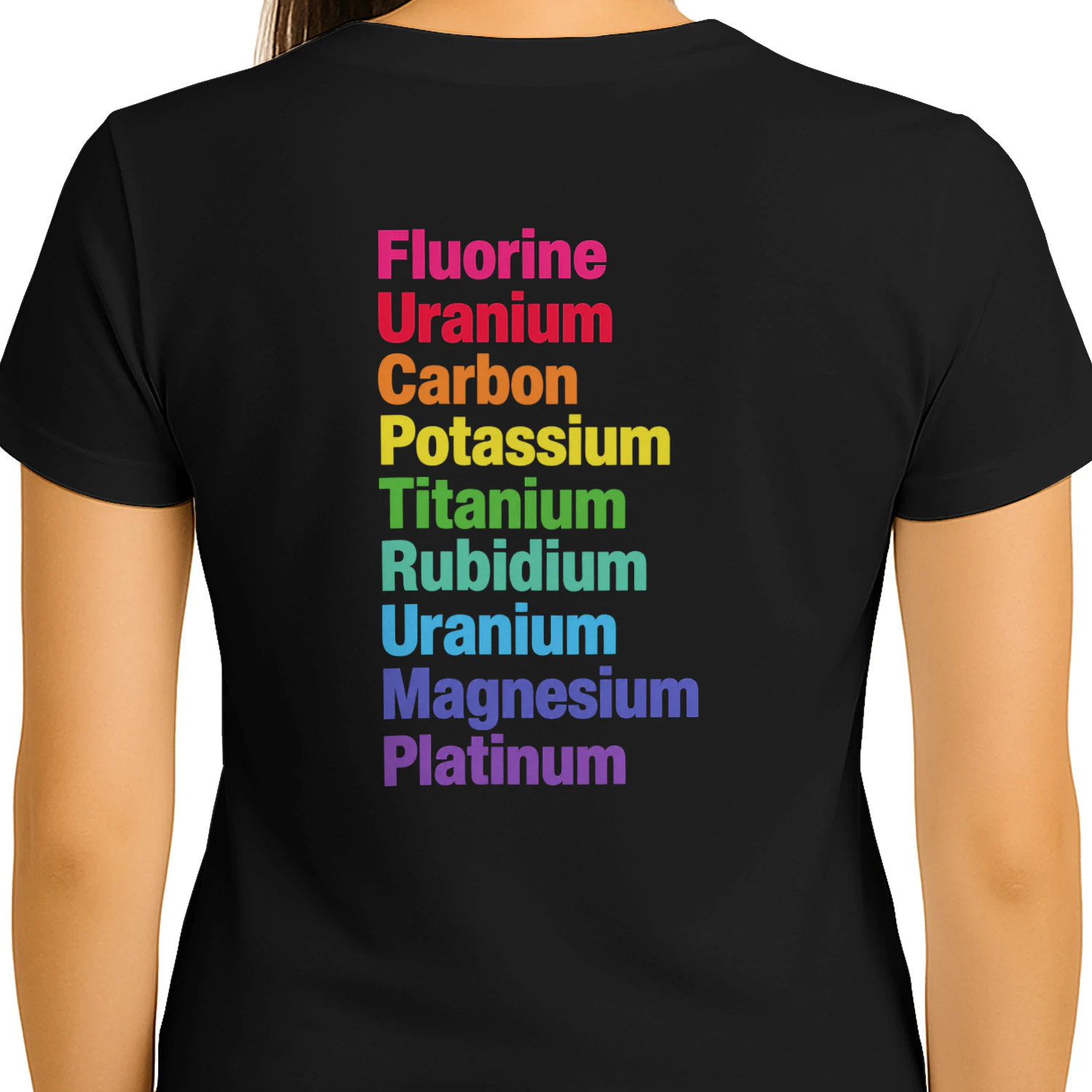 Fluorine Uranium Carbon Potassium Titanium (FUCK TRUMP) T-shirt
