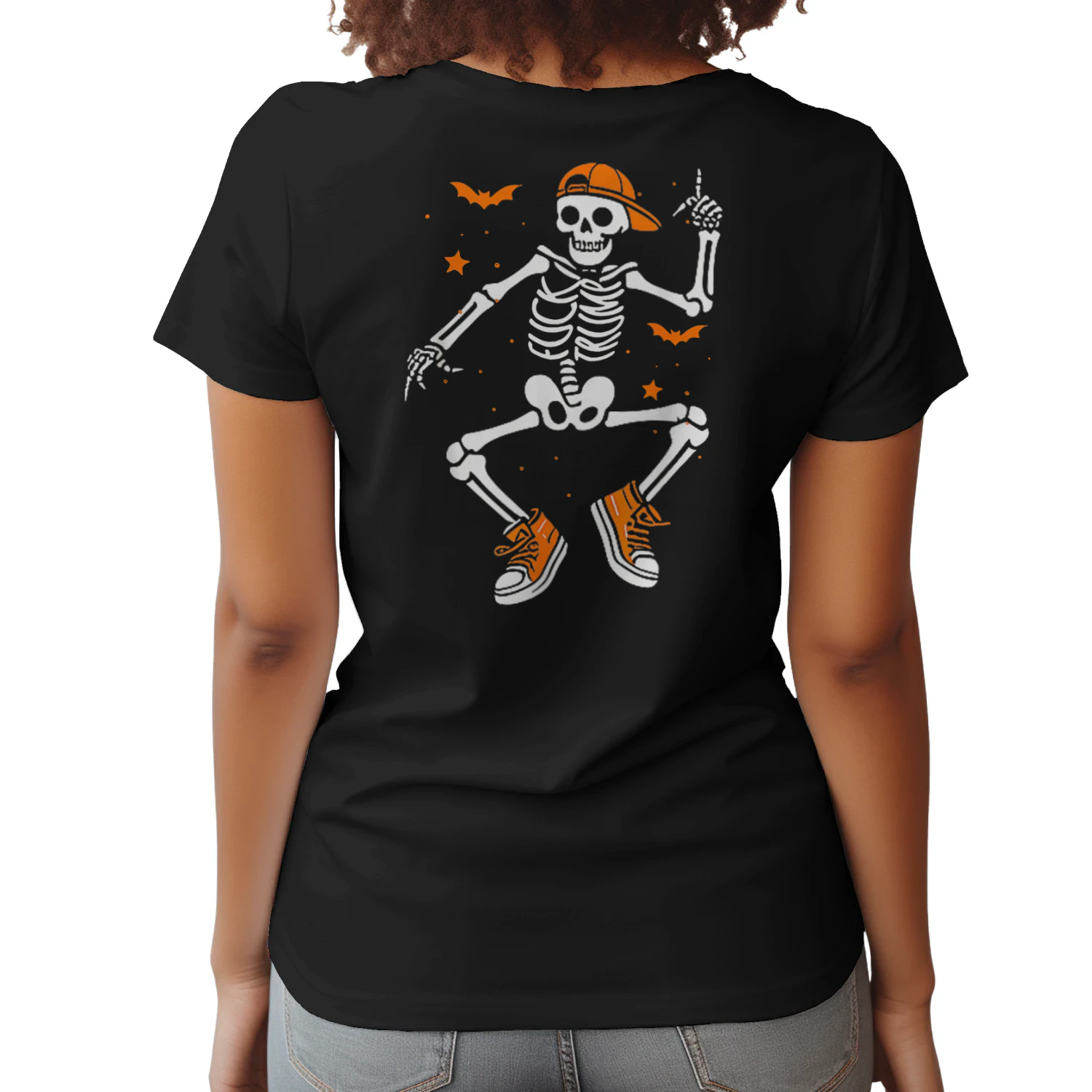 Funny Halloween Skeleton Trump Halloween Costume T-Shirt