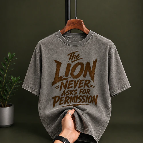 The Lion Never Asks for Permission Tee