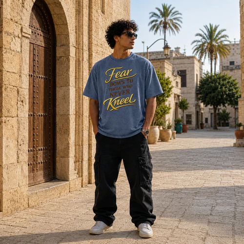 Fear Bows to Those Who Never Kneel Tee