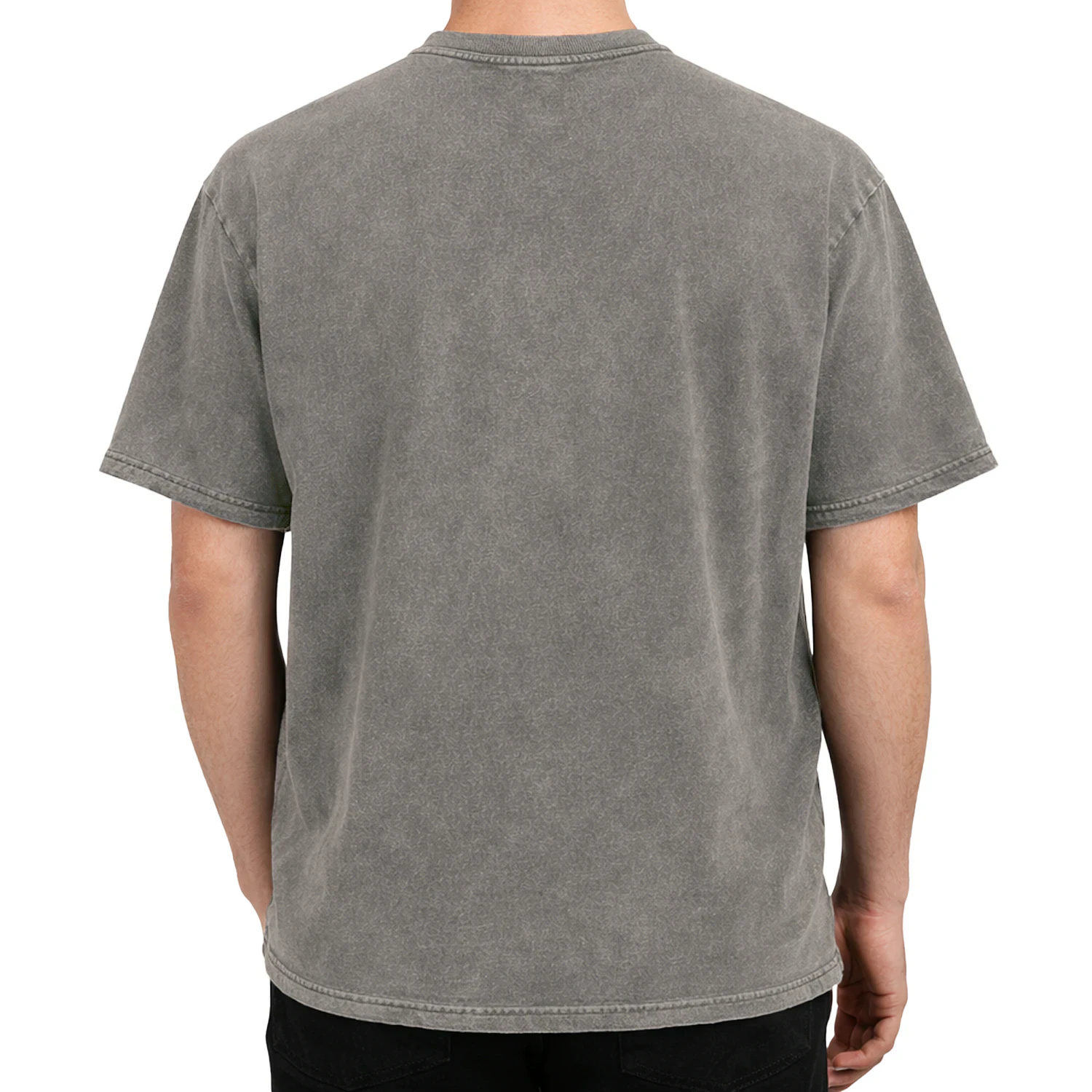 Control Everything. Reveal Nothing. – Premium Acid Wash Round Neck T-Shirt