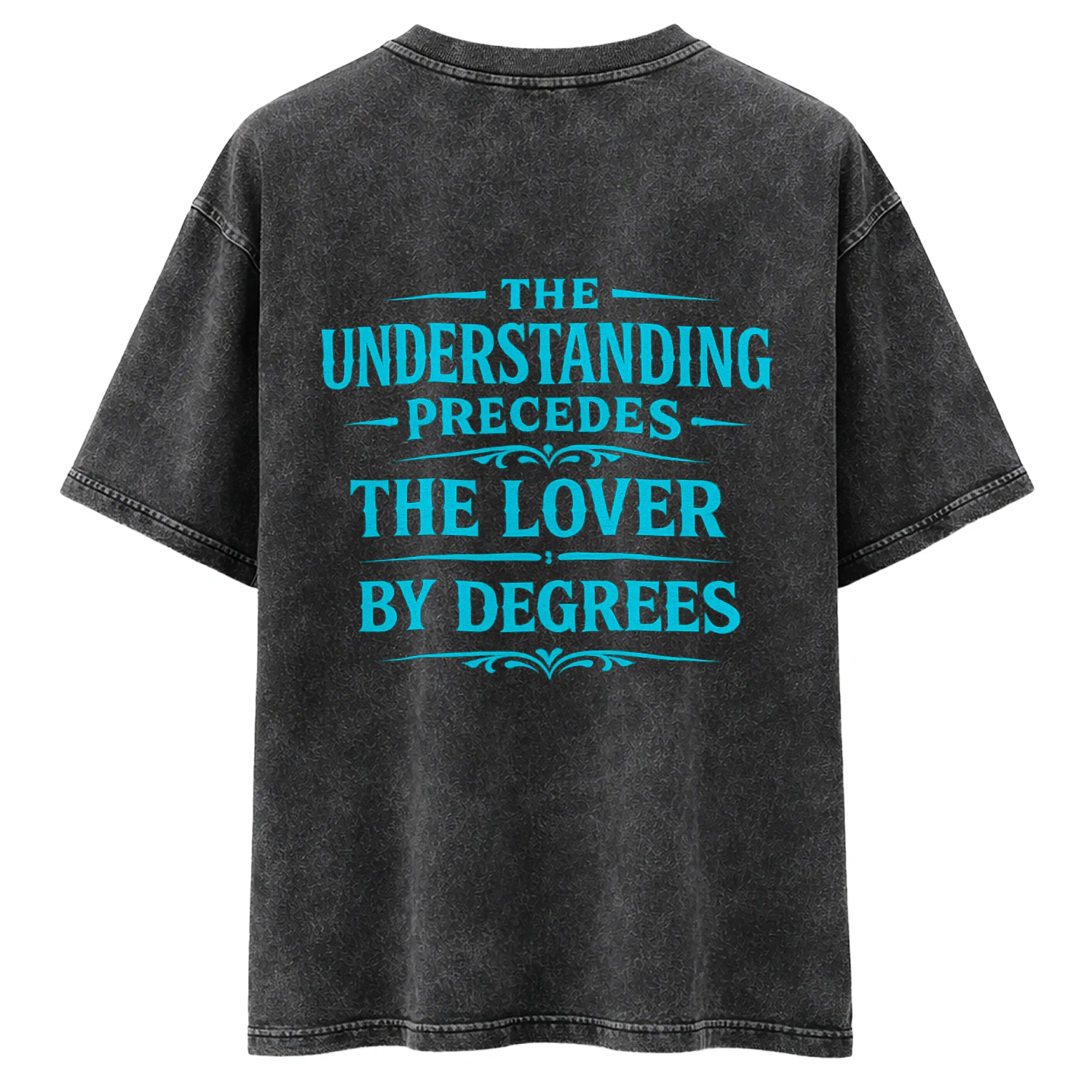 The Understanding Precedes the Lover by Degrees Vintage Oversized T-Shirt