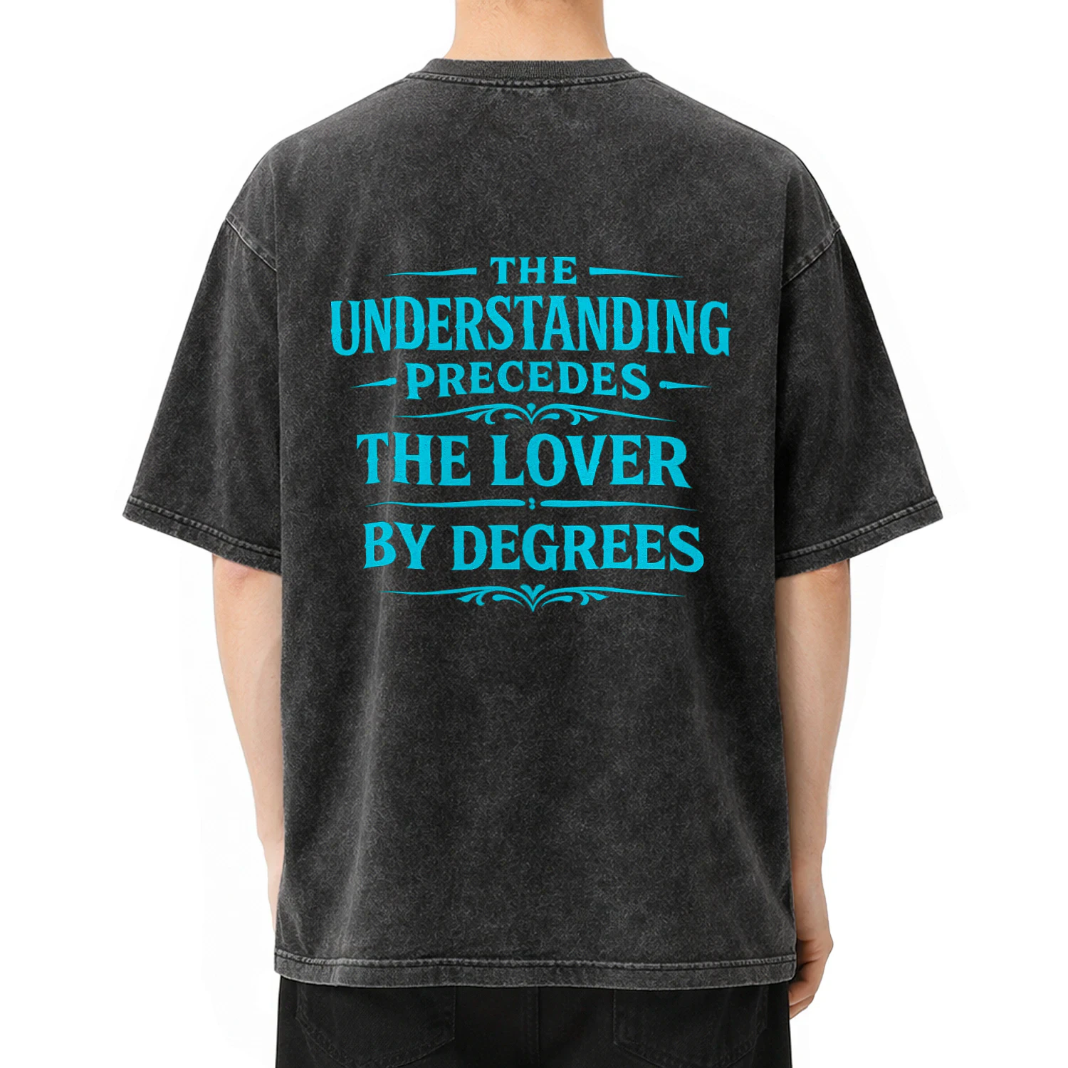 The Understanding Precedes the Lover by Degrees Vintage Oversized T-Shirt