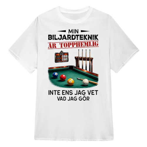 Min Biljardteknik Är Topphemlig