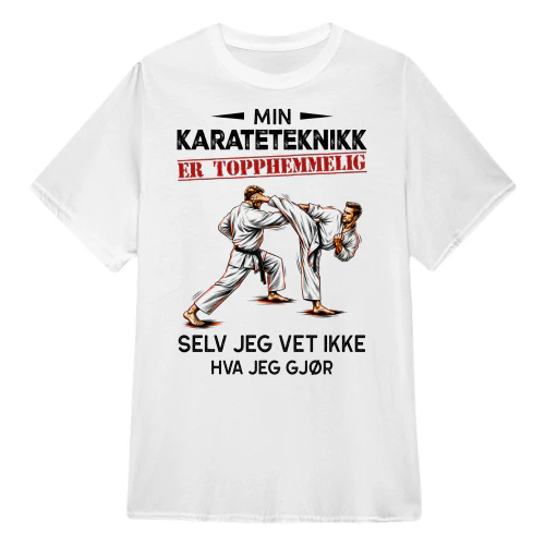 Min Karateteknikk Er Topphemmelig
