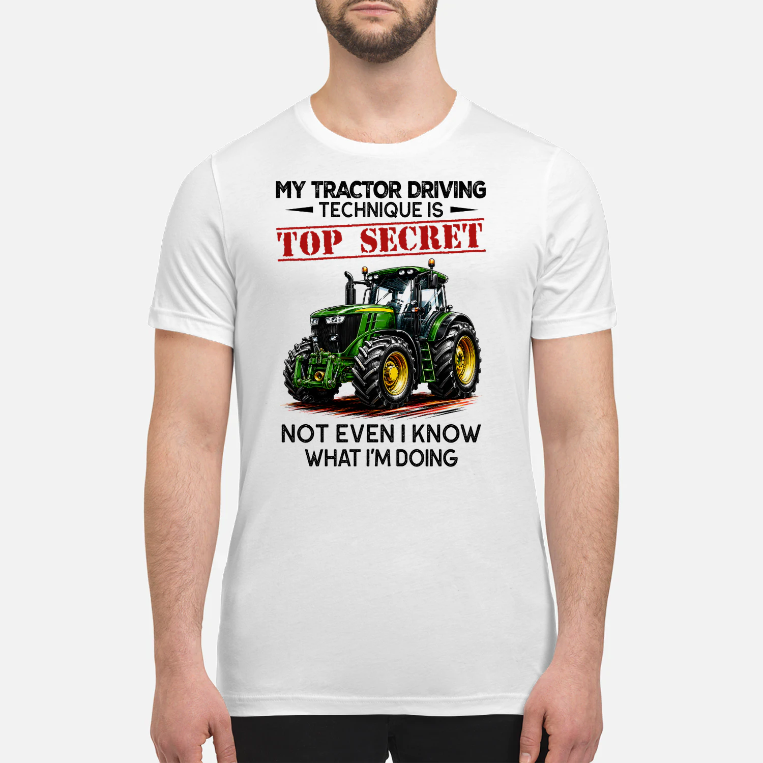 My Tractor Driving Technique Is Top Secret