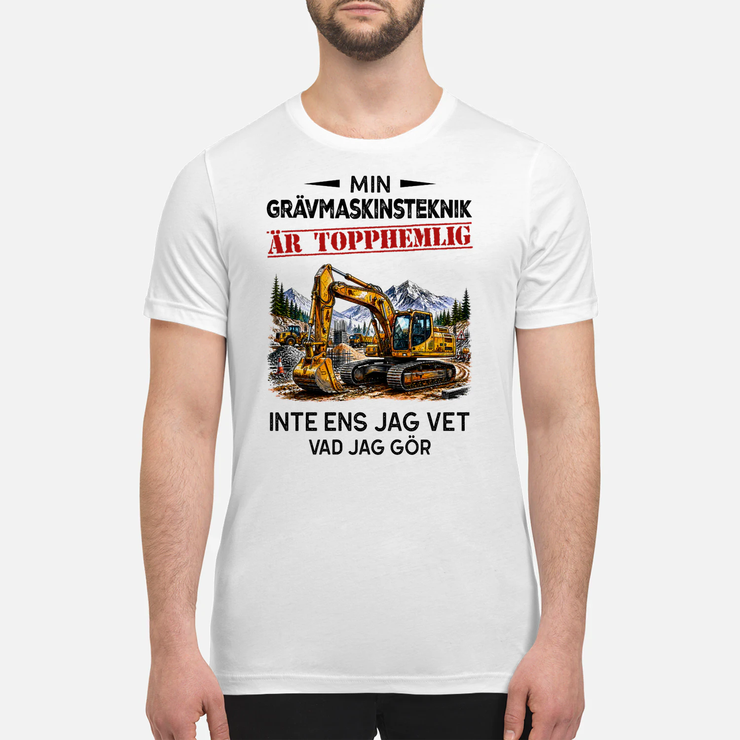 Min Grävmaskinsteknik Är Topphemlig