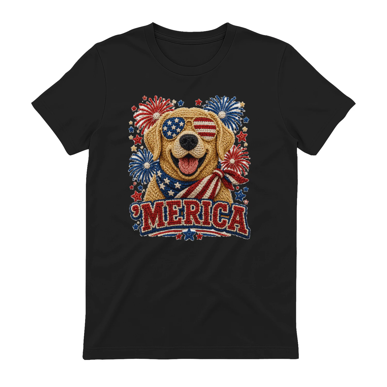 Crochet Labrador ’Merica Tee