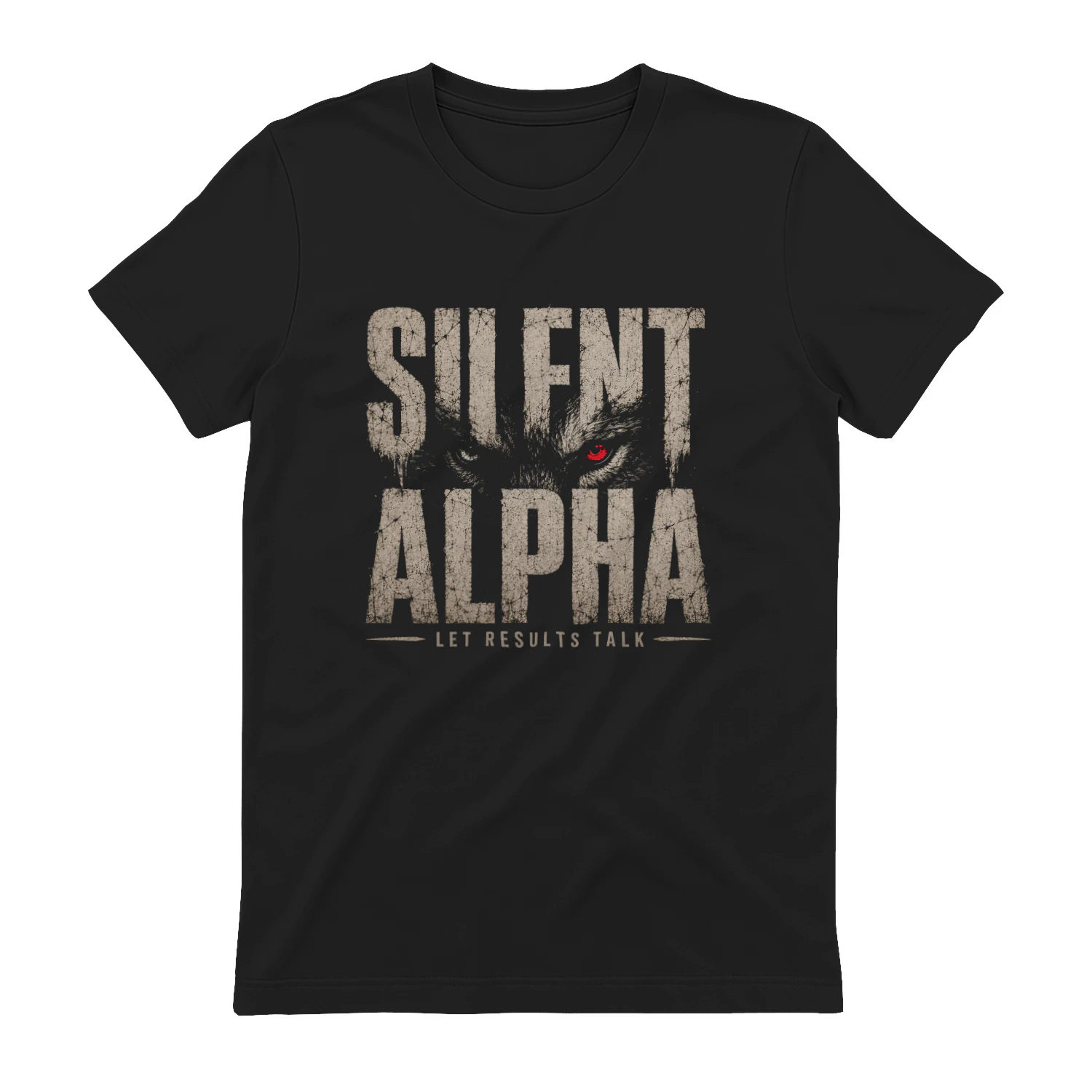 Silent Alpha Let Results Talk Gym T-Shirt & Hoodie | Wolf Fitness Motivation Apparel