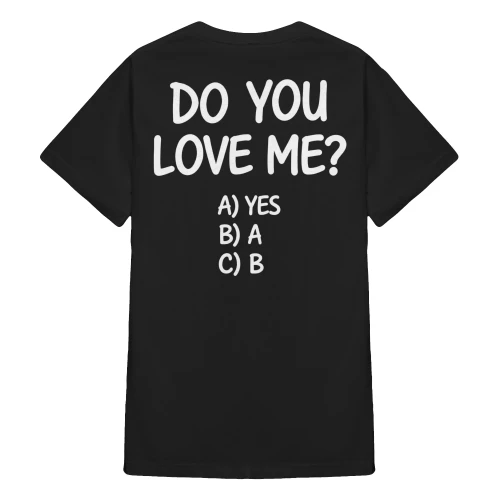 (ON Back) Do You Love Me A Yes B A C B