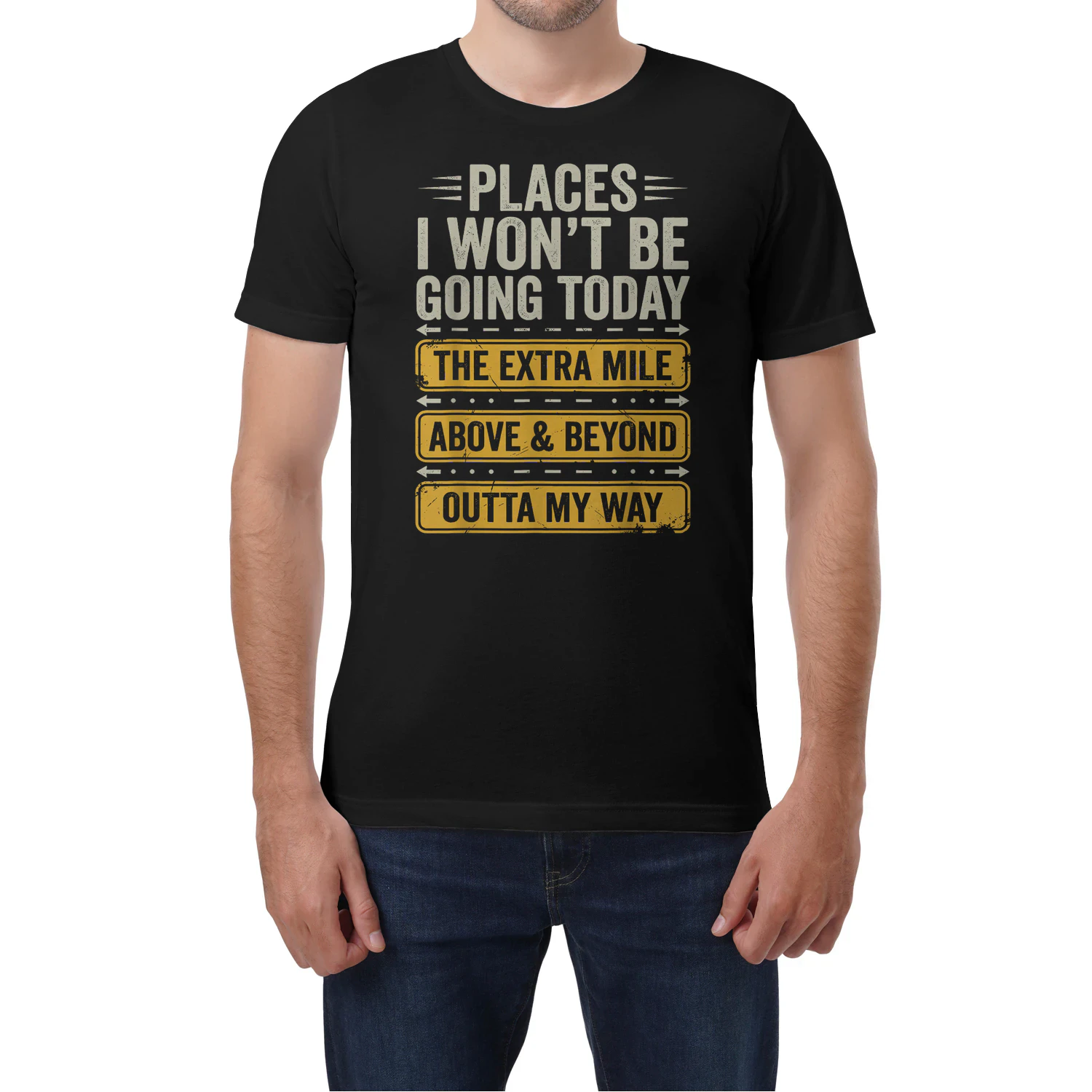 Places I Won't Be Going Today Funny Sarcastic Quote
