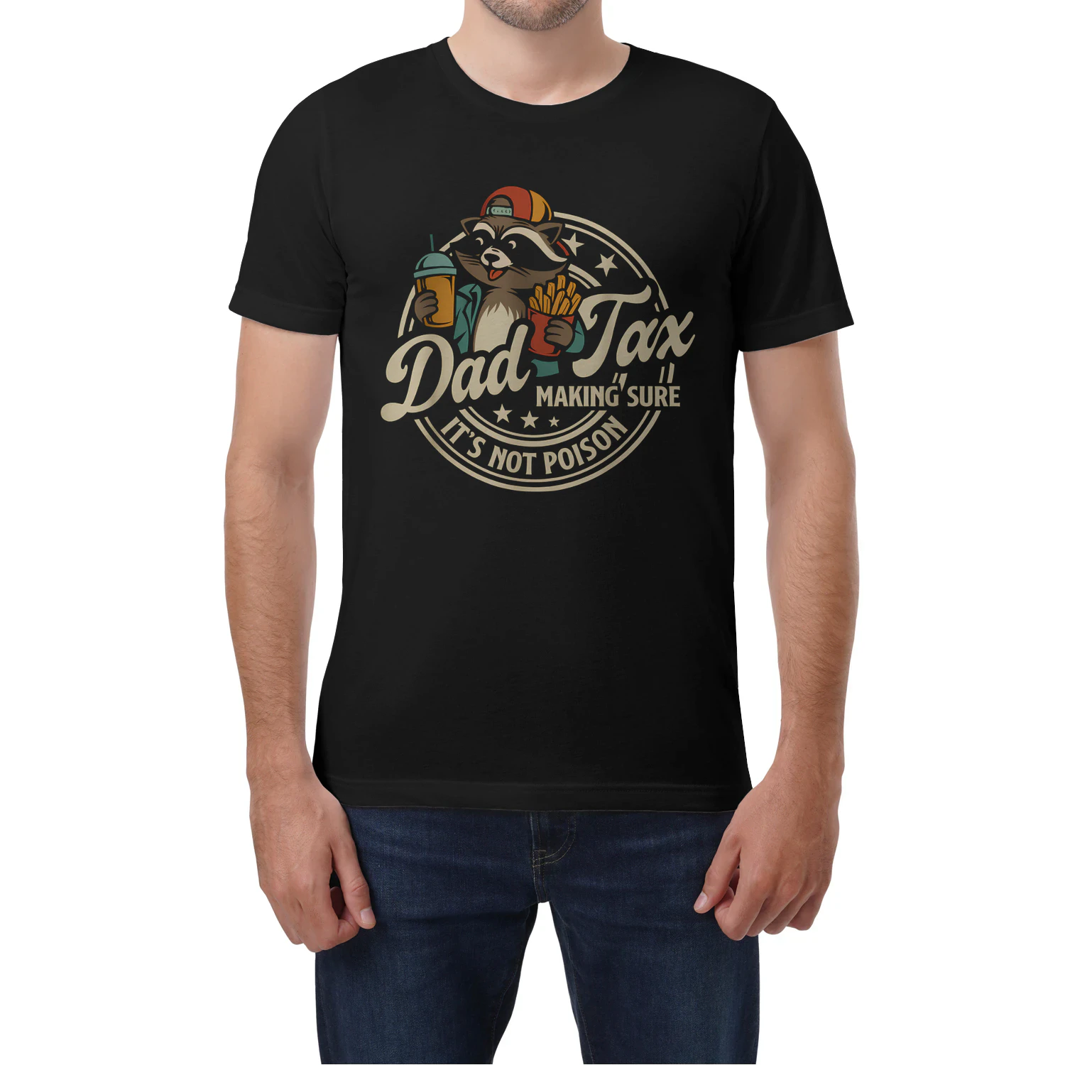 Dad Tax Making Sure Its Not Poison Funny Raccoon Fathers Day