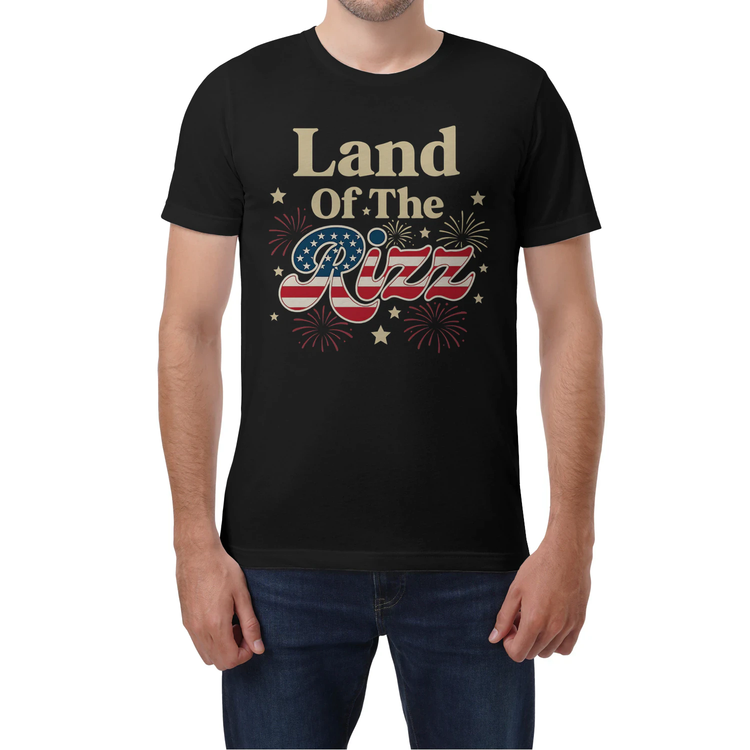 Land Of The Rizz 4Th Of July Patriotic US American Flag