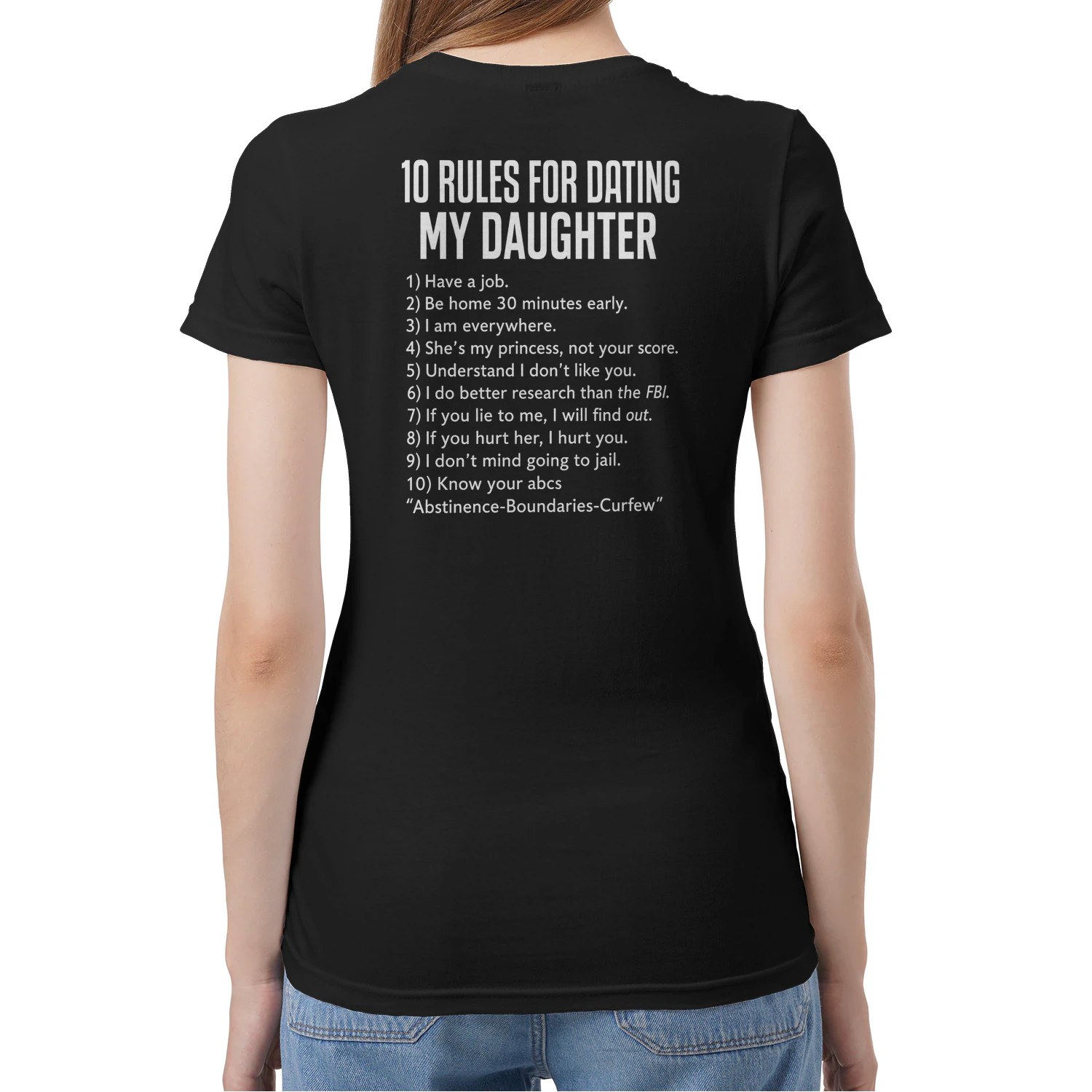 (ON Back) 10 Rules Dating My Daughter