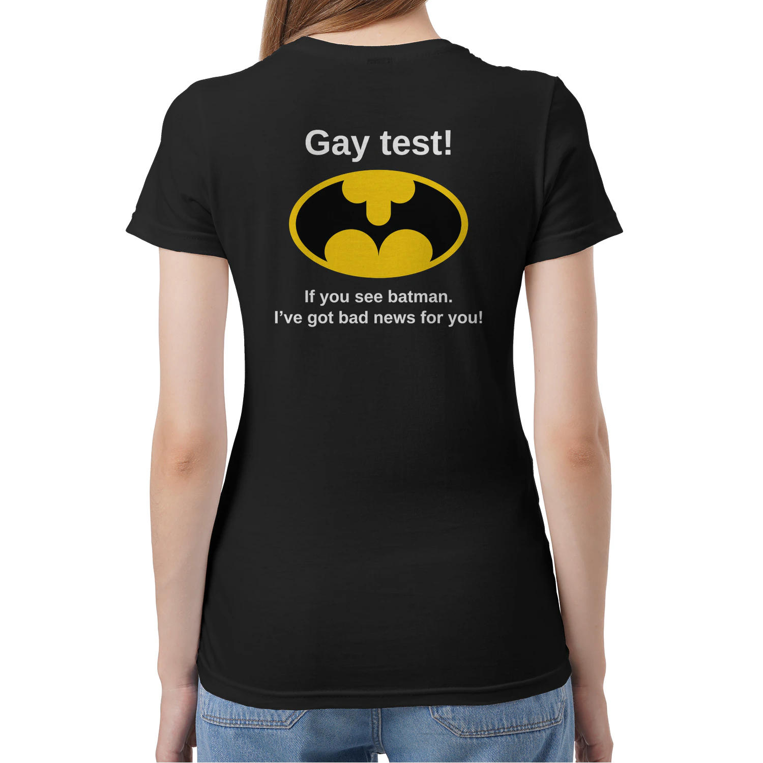 (ON Back) Gay Test! If You See Batman I’ve Got Bad News For You!