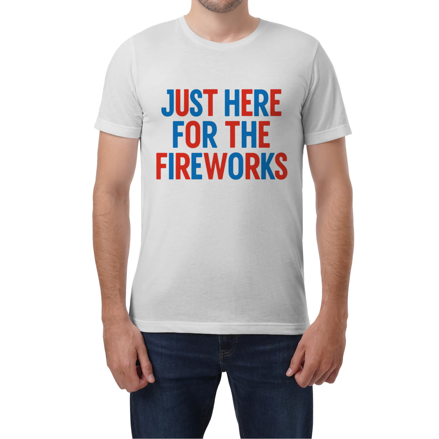 I'm Just Here For The Fireworks 4th Of July Couple