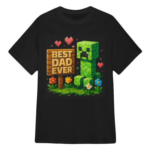 Best Dad Ever Father's Day Video Game Pixel