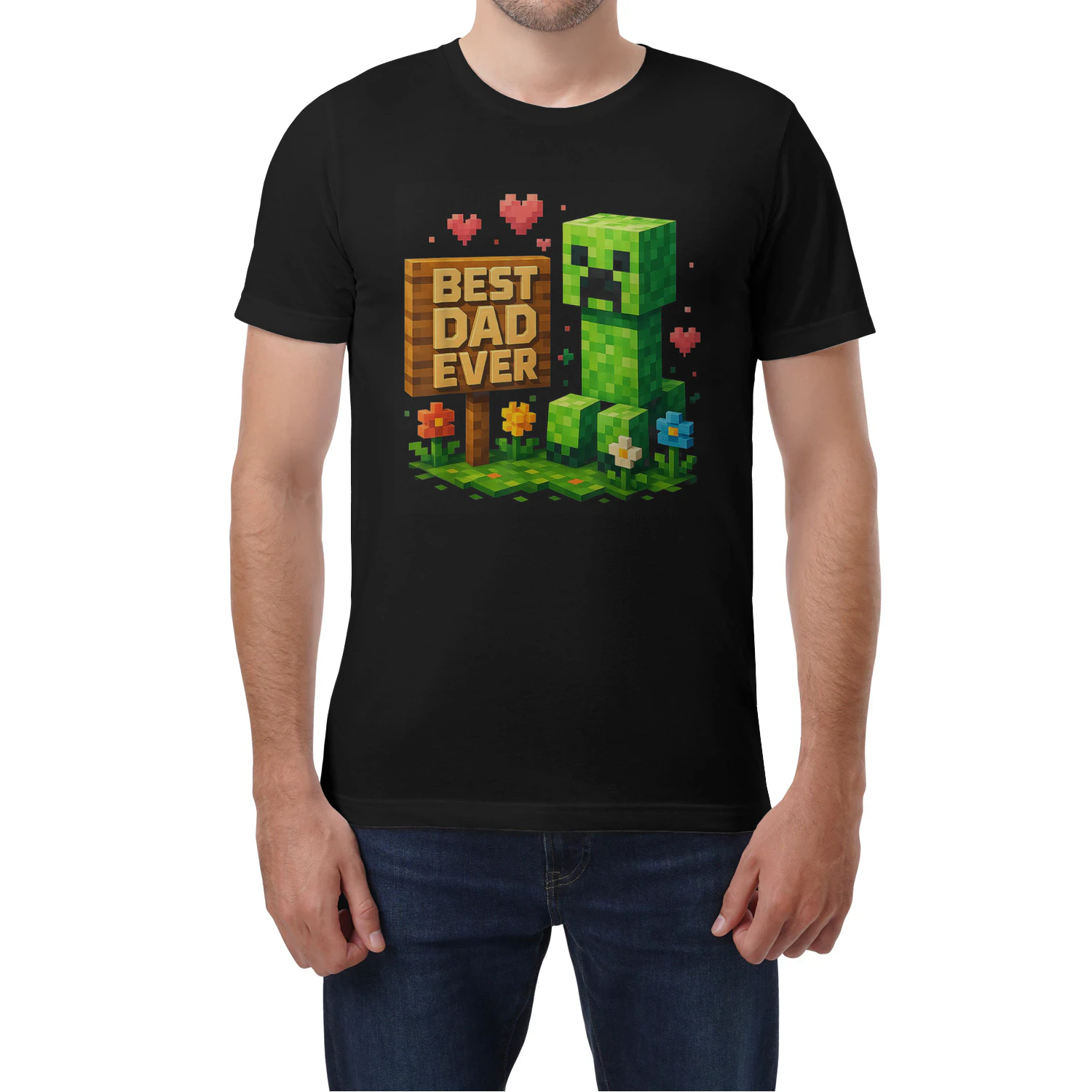 Best Dad Ever Father's Day Video Game Pixel