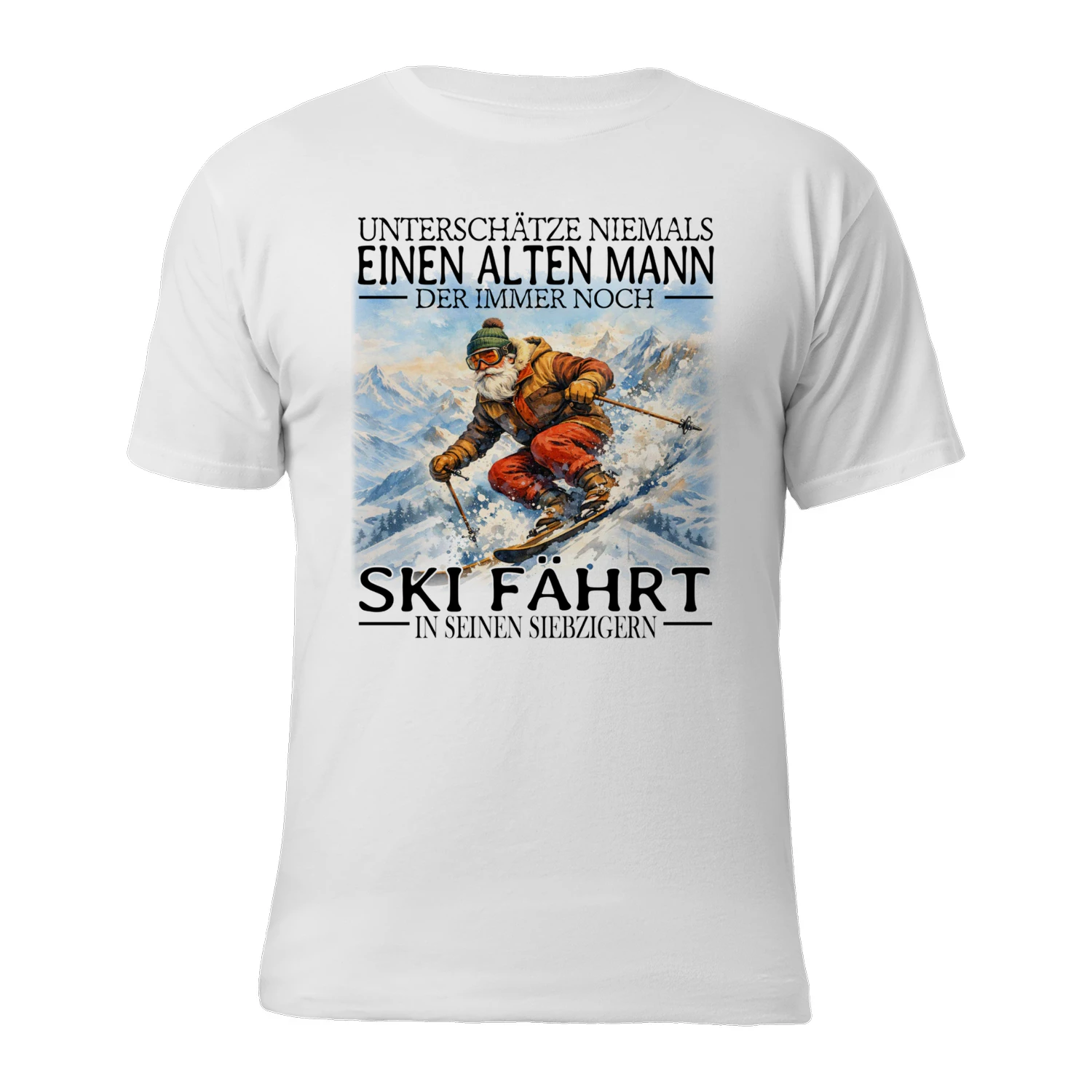 SKI IN SEINEN SIEBZIGERN