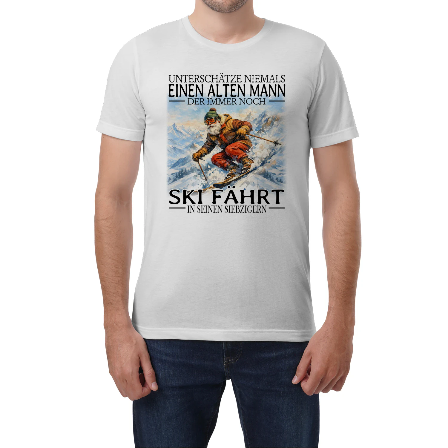 SKI IN SEINEN SIEBZIGERN
