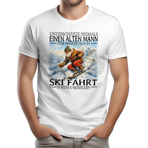 SKI IN SEINEN SIEBZIGERN