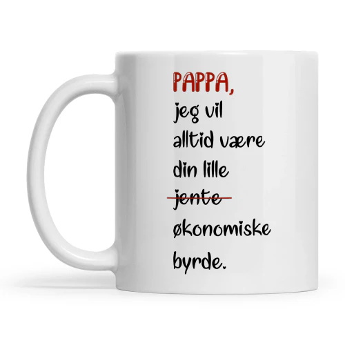 Pappa, jeg vil alltid være din lille jente økonomiske byrde 0515