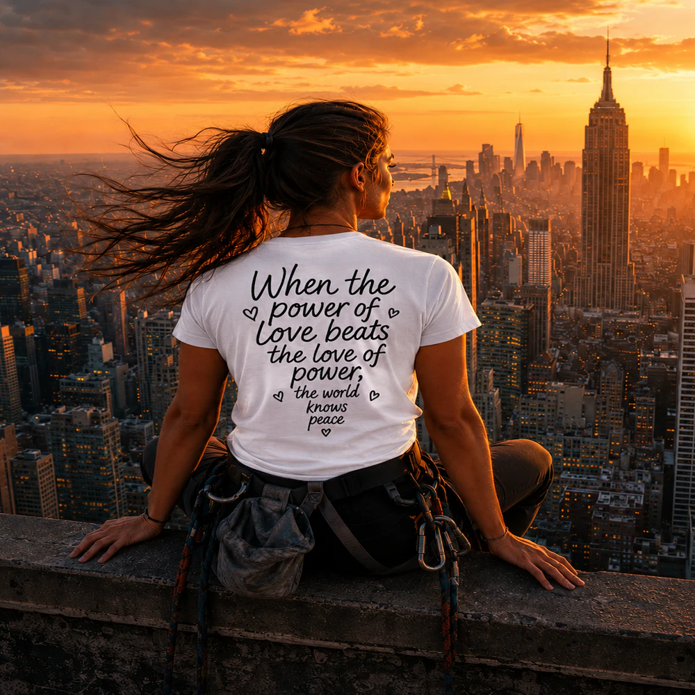 When the Power of Love, Inspirational T-Shirt Design