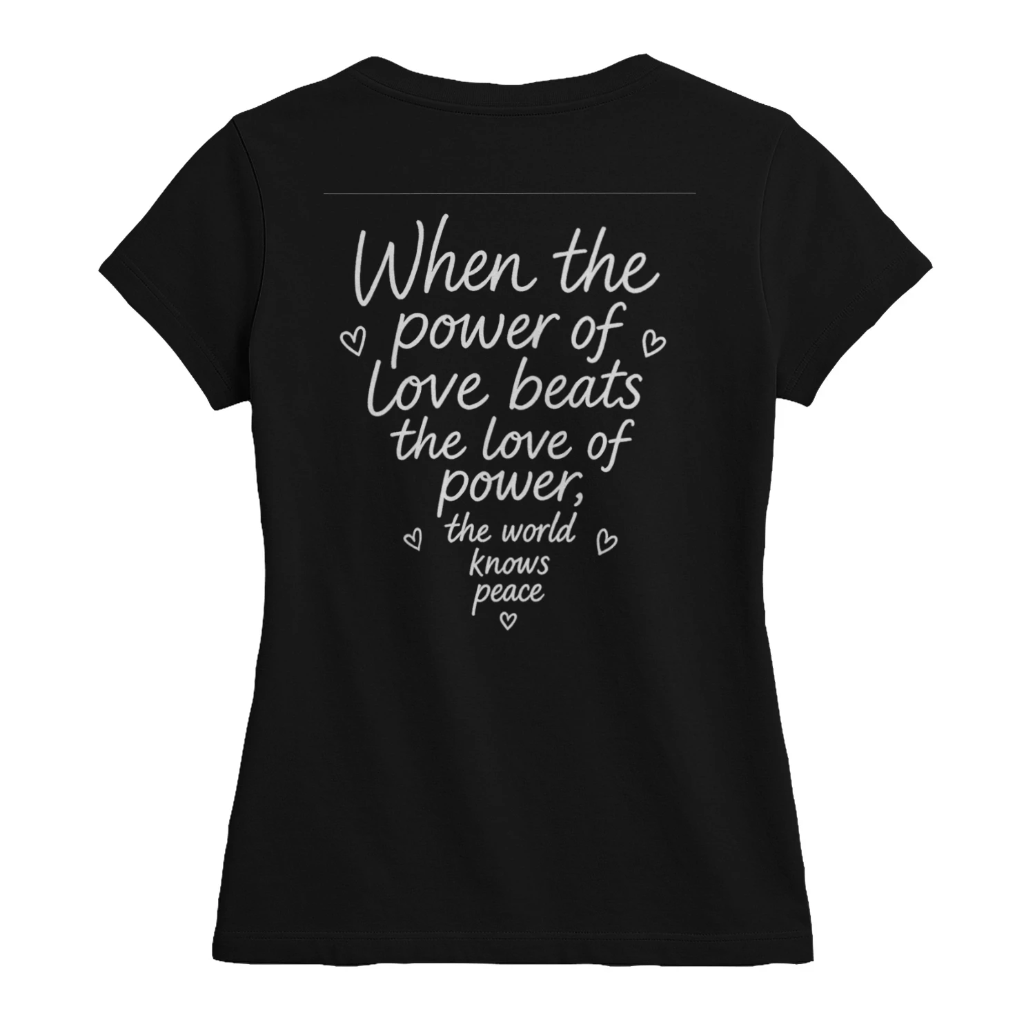 When the Power of Love, Inspirational Climbing T-Shirt Design