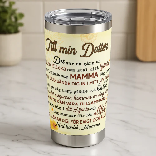 SE - Till min dotter Det var en gång en liten flicka som stal mitt hjärta.