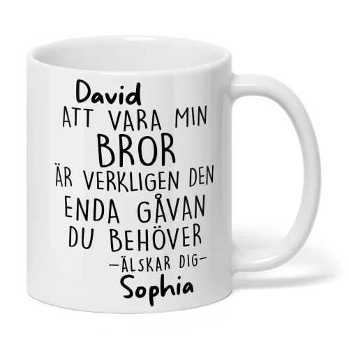 SE - ATT VARA MIN BROR ÄR VERKLIGEN DEN ENDA GÅVAN DU BEHÖVER