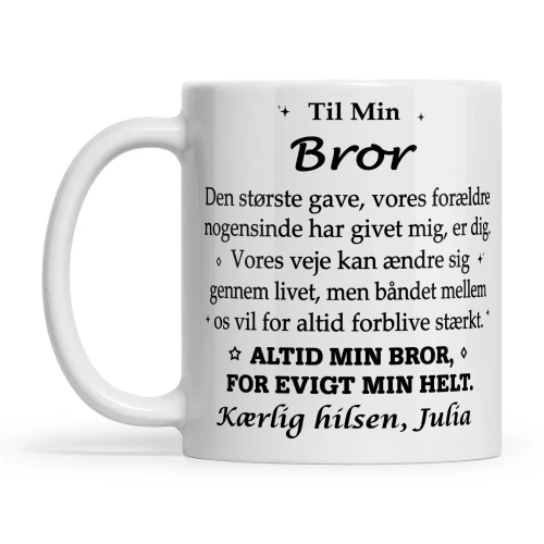 DK - ALTID MIN BROR, FOR EVIGT MIN HELT.