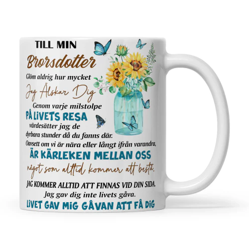 SE - Glöm aldrig hur mycket jag älskar dig. Genom varje milstolpe PÅ LIVETS RESA