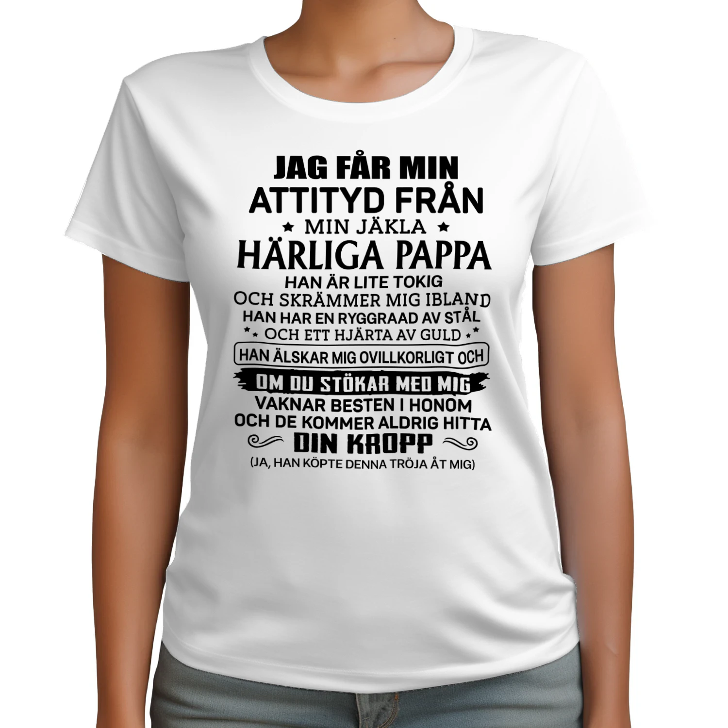 SE - JAG FÅR MIN ATTITYD FRÅN MIN JÄKLA HÄRLIGA PAPPA