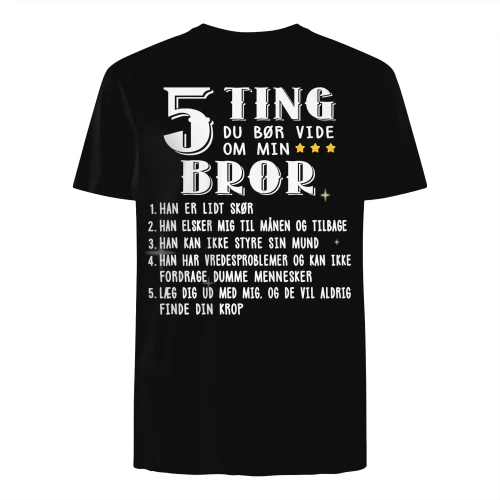 DK - 5 TING DU BØR VIDE OM MIN BROR