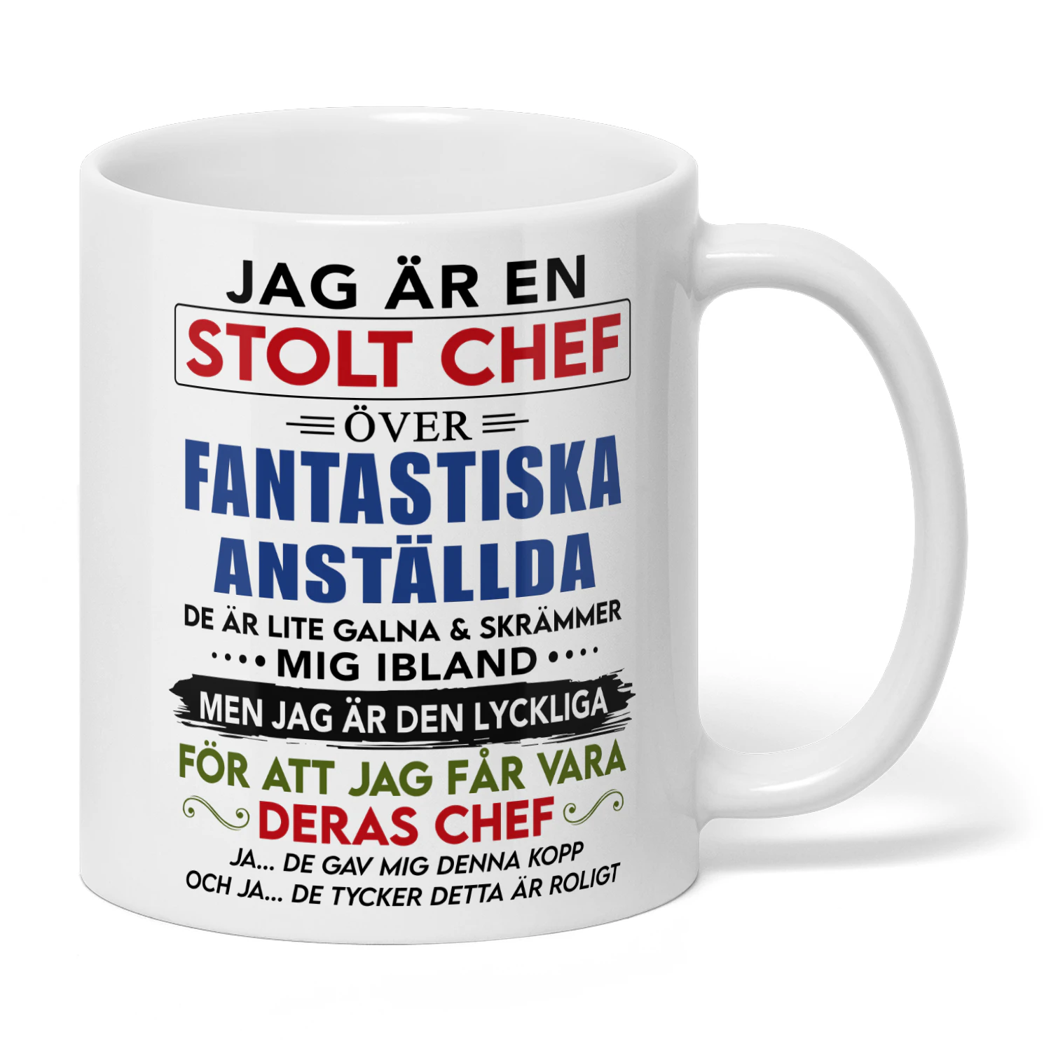 SE - JAG ÄR EN STOLT CHEF ÖVER FANTASTISKA ANSTÄLLDA