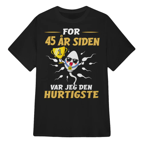 DK - Personliggjort For [40 45 50] år siden var jeg den hurtigste