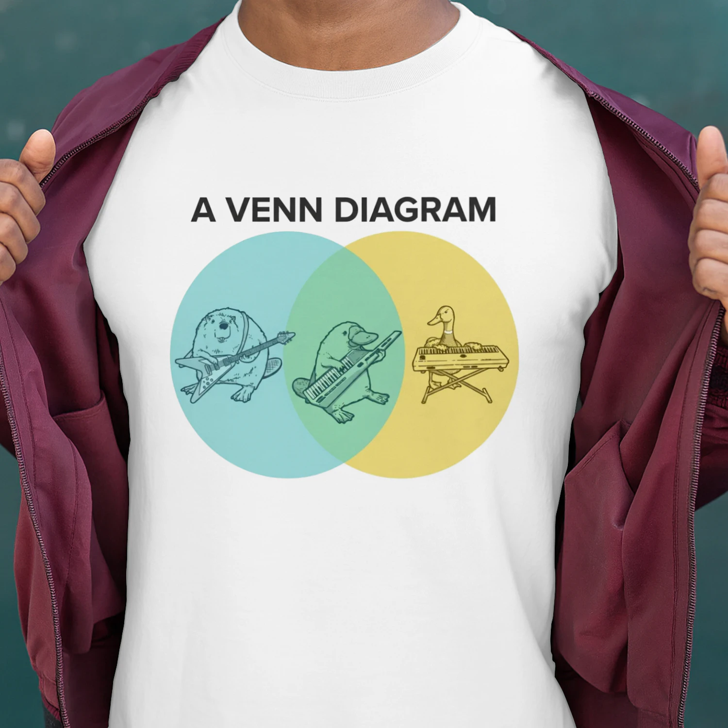 THE LEGENDARY VENN DIAGRAM T-SHIRT