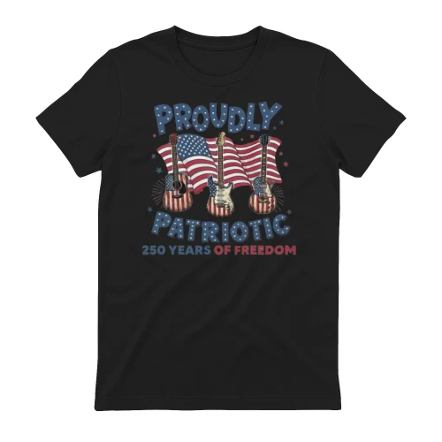 America250 Guitar USA Proudly Patriotic