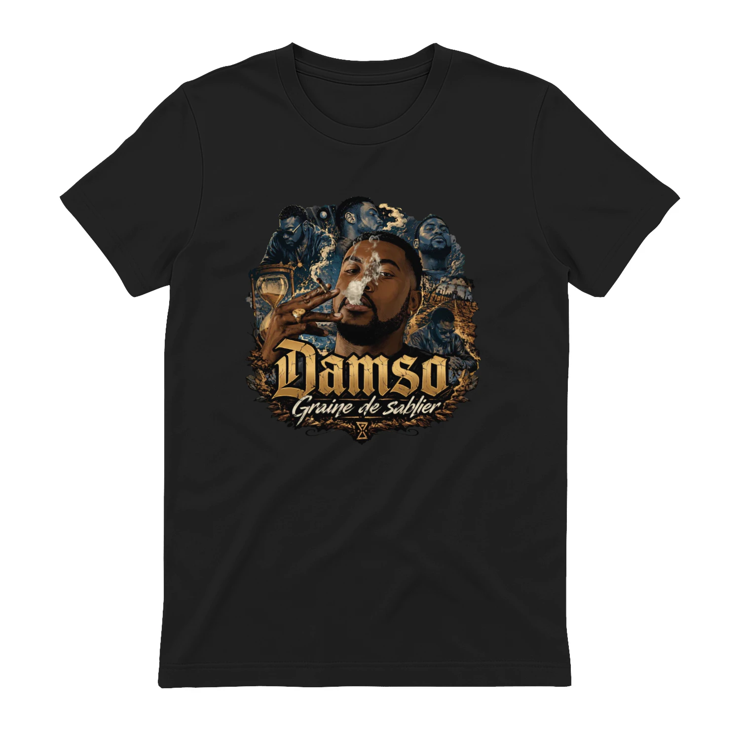 Damso Merch Graine de Sablier Vintage Artwork