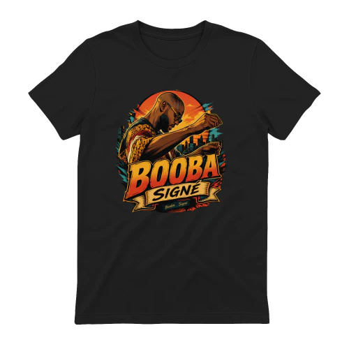 Booba Merch Signé Coucher de Soleil Urbain