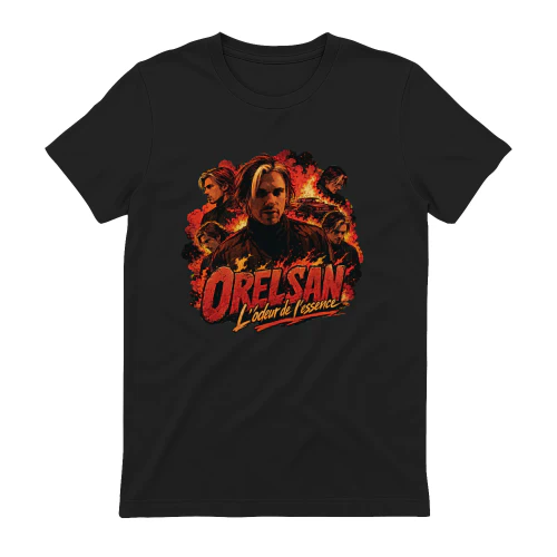 Orelsan Merch L'odeur de l'essence Fire Graphic