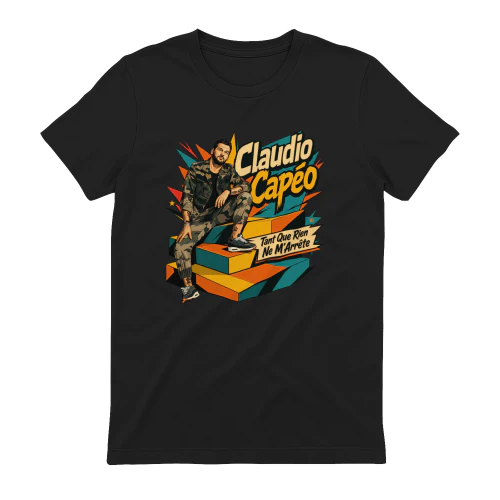 Claudio Capéo Merch Tant Que Rien Ne M'Arrête Pop Art