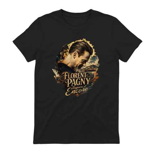 Florent Pagny Merch Toujours et Encore Vintage Portrait